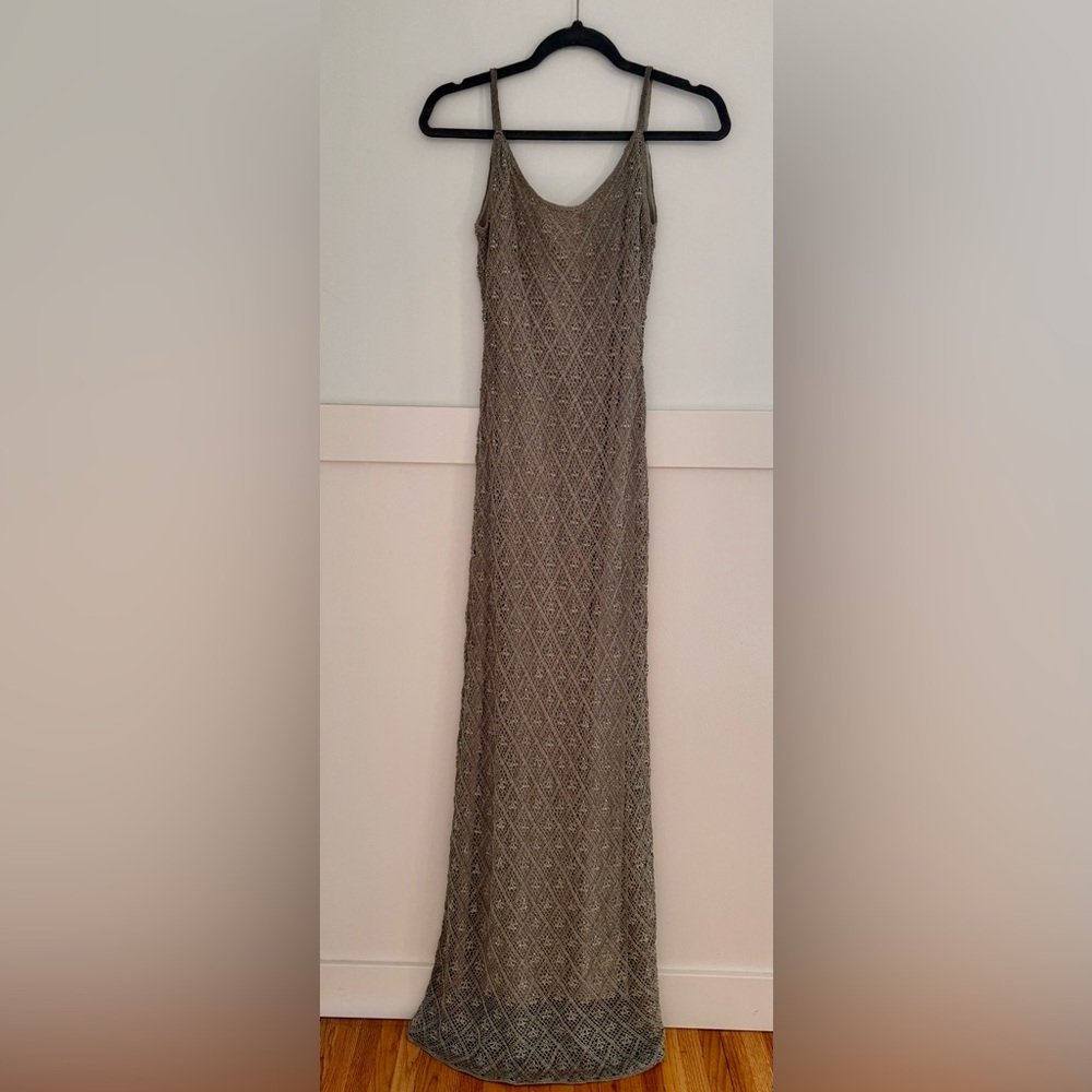 Carmen Marc valvo beaded gown
